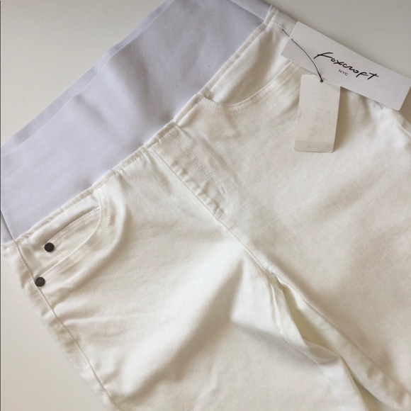 New Foxcroft Nina Pull-on Slim Jeans White New With Tags 4 - Picture 4 of 10